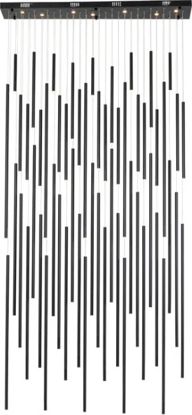 Hängeleuchte Living Vegas Deluxe Schwarz Matt LED