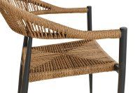 Vorschau: Terrassenstuhl Gastronomie Spidano-X real natural_Detailansicht Kunststoffgeflecht Vorschau: Terrassenstuhl Gastronomie Spidano-X real natural_Detailansicht Kunststoffgeflecht