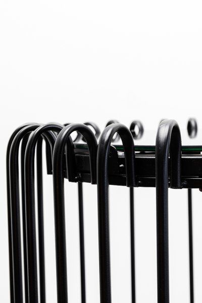 Konsole Wire Schwarz 81x78cm