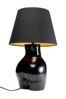 Vorschau: Tischleuchte Donna Schwarz 48cm Vorschau: Tischleuchte Donna Schwarz 48cm