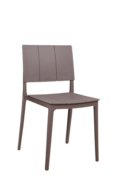 Kunststoffstuhl FOMA-1860 Taupe