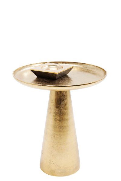 Beistelltisch Plateau Uno Brass Ø45cm