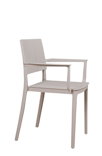 Kunststoffstuhl FOMA-1861 Light Grey