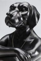 Deko Figur Gangster Dog Black Deko Figur Gangster Dog Black