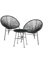 Outdoor-Set Acapola Black Outdoor-Set Acapola Black
