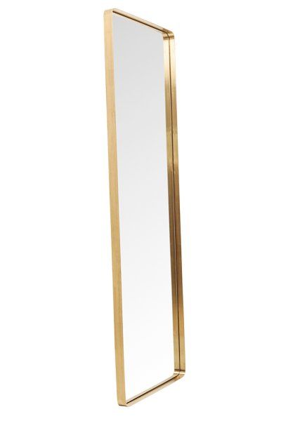 Spiegel Curve Rectangular Brass 70x200cm