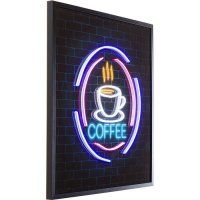 Glasbild Coffee LED Glasbild Coffee LED