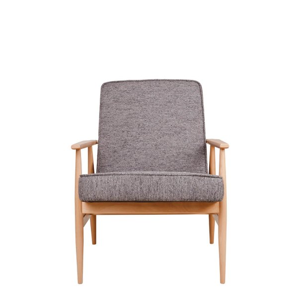 Loungesessel Valara aus Buchenholz mit gepolsterter Sitzfläche