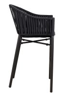 Outdoor-Barhocker Ramila-Bar Dark Grey mit Aluminiumgestell und grauem Sitzkissen Outdoor-Barhocker Ramila-Bar Dark Grey mit Aluminiumgestell und grauem Sitzkissen