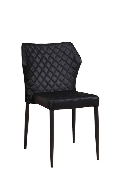 Polsterstuhl Loras-ST Black stapelbar