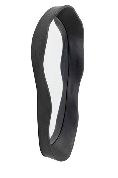 Wandspiegel Dynamic Schwarz 29x61cm