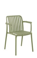 Stapelbarer Kunststoffstuhl FOMA-1819 in Moss Green – Outdoorstuhl für Gastronomie und professionelle Außennutzung Stapelbarer Kunststoffstuhl FOMA-1819 in Moss Green – Outdoorstuhl für Gastronomie und professionelle Außennutzung