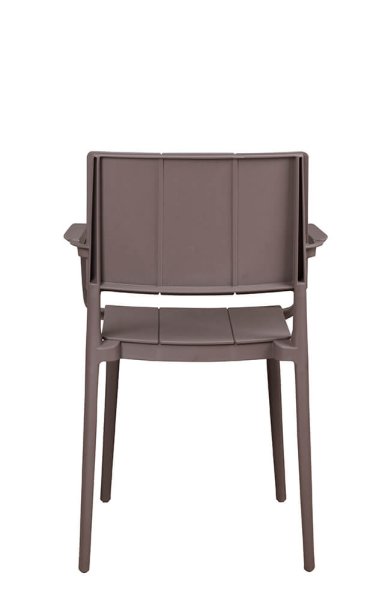 Kunststoffstuhl FOMA-1861 Taupe