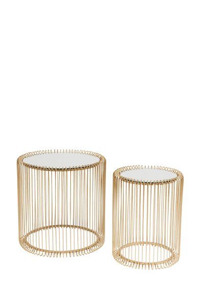 Beistelltisch Wire Brass (2/Set)