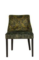 Vorschau: Beizton: Wenge | Sitz: A3943-gelb | Rücken: A3958-Flower Vorschau: Beizton: Wenge | Sitz: A3943-gelb | Rücken: A3958-Flower