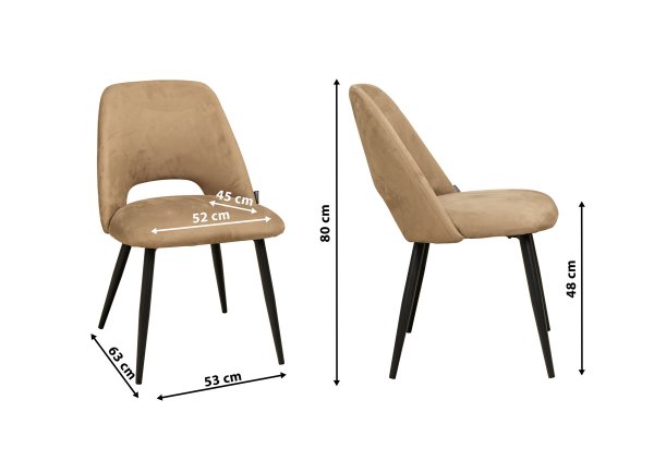 Polsterstuhl Uson-Hogan