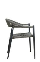 Terrassenstuhl Gastronomie Spidano-X grey_Frontalansicht Terrassenstuhl Gastronomie Spidano-X grey_Frontalansicht