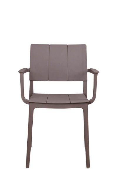 Kunststoffstuhl FOMA-1861 Taupe