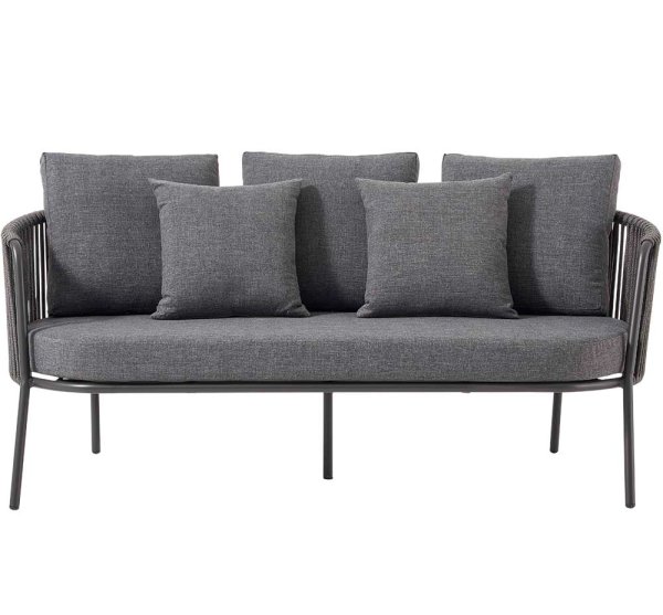 Kosma 2-Sitzer Dark Grey