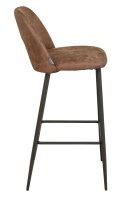Barhocker Gastronomie Uson-Bar-Torrero-102 mit Polsterung, offenem Rücken und Metall-Fußstütze Barhocker Gastronomie Uson-Bar-Torrero-102 mit Polsterung, offenem Rücken und Metall-Fußstütze