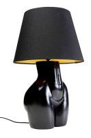 Tischleuchte Donna Schwarz 48cm Tischleuchte Donna Schwarz 48cm