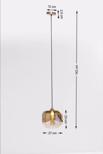 Hängeleuchte Golden Goblet Ø25cm