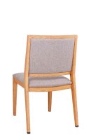 Vorschau: Stapelbarer Bankettstuhl Tirano mit Polsterung und Holzoptik-Gestell Vorschau: Stapelbarer Bankettstuhl Tirano mit Polsterung und Holzoptik-Gestell