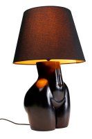 Tischleuchte Donna Schwarz 48cm Tischleuchte Donna Schwarz 48cm