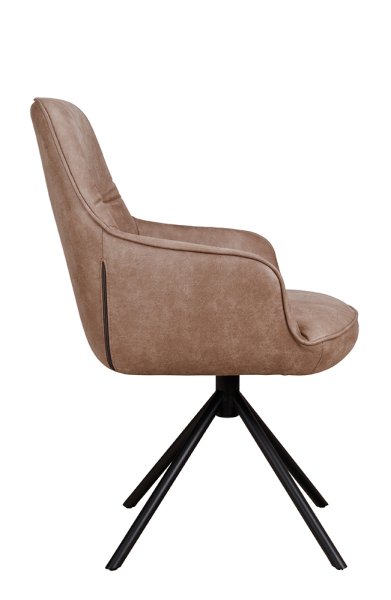 Restaurant-Polsterstuhl Eno-Arm seite