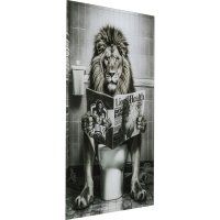 Glasbild Bath Lion Glasbild Bath Lion