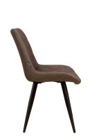 Polsterstuhl Rombo Elephant – Schalenstuhl mit Rautensteppung und schwarzem Metallgestell für Gastronomie Polsterstuhl Rombo Elephant – Schalenstuhl mit Rautensteppung und schwarzem Metallgestell für Gastronomie