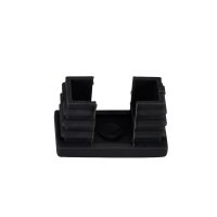 Kunststoffgleiter Georgia schwarz (vorn) Kunststoffgleiter Georgia schwarz (vorn)