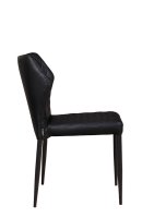 Polsterstuhl Loras-ST Black stapelbar Polsterstuhl Loras-ST Black stapelbar